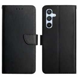 Cu clapetă pentru Samsung Galaxy A35 5G, Split Leather Wallet, negru