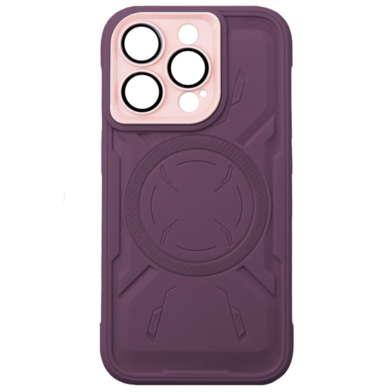 Husă pentru iPhone 15 Pro Max, ERBORD Armor Mag, maroon