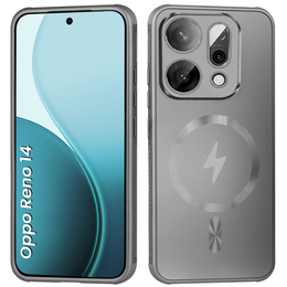 Husă pentru Oppo Reno 14, pentru MagSafe, cu protecție pentru cameră, aurie