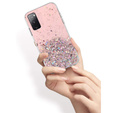 Huse pentru Samsung Galaxy S20 FE, Glittery, roz