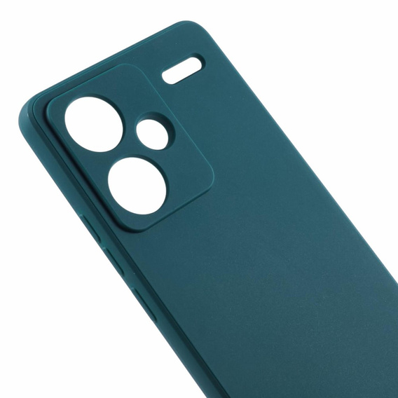 Husa pentru Xiaomi Redmi Note 13 Pro+, Silicone Lite, verde închis