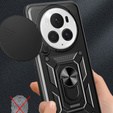 Husă blindată pentru Honor Magic 6 Pro 5G, CamShield Slide, negru