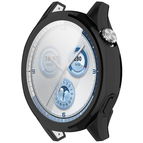 Carcasă 2in1 cu protector de ecran pentru Huawei Watch GT 5 46mm, negru