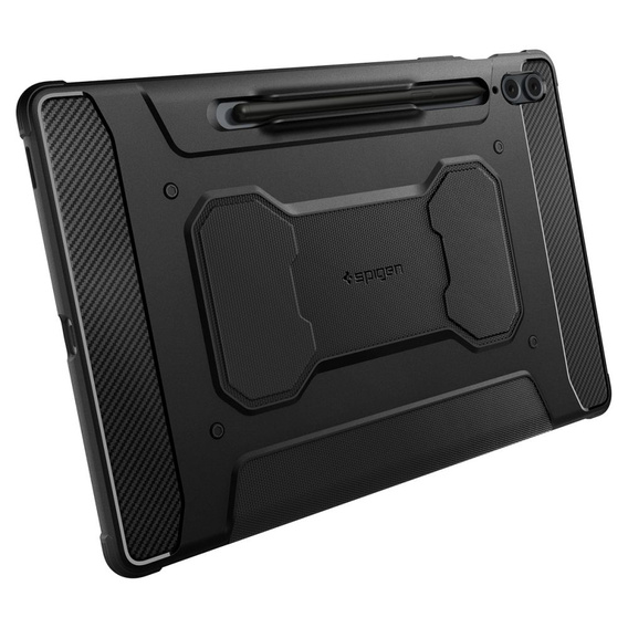 Husă SPIGEN Rugged Armor Pro pentru Samsung Galaxy Tab S9 FE+ 12.4" (X610/X616B) – Neagră