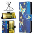 Cu clapetă pentru Xiaomi Redmi Note 13 Pro 5G, Wallet, Butterflies albastru