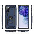 Husă blindată pentru Samsung Galaxy S20 FE, Nox Case Ring, albastru