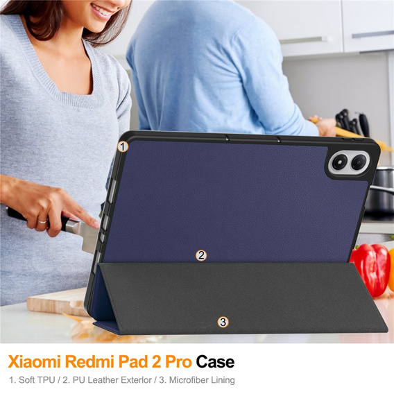 Husă flip Smartcase pentru Xiaomi Redmi Pad 2 Pro