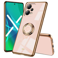 Huse pentru POCO X5 Pro 5G, Electro Ring, roz rose gold