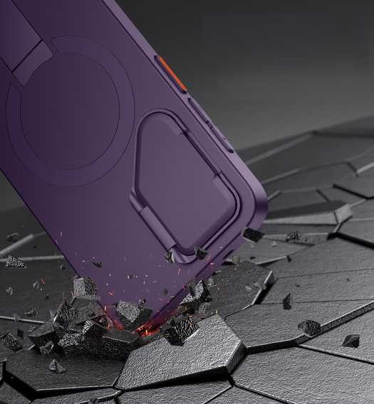 Husă pentru Samsung Galaxy S25, Suritch Shockproof, pentru MagSafe, violet