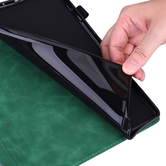 Husă pentru Xiaomi Redmi Pad SE 8.7, Classic, cu spațiu pentru stylus, verde