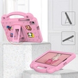 Husă pentru copii pentru Samsung Galaxy Tab A7 Lite 8.7 T220/T225, Cute Patterns, cu suport, roz