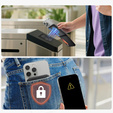 Portofel magnetic cu suport și funcție NFC SURITCH pentru iPhone 16 Pro