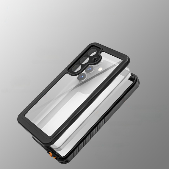 Husă impermeabilă IP68 pentru Samsung Galaxy S25, negru