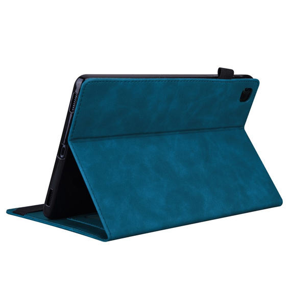 Husă pentru Samsung Galaxy Tab A9, Classic, cu spațiu pentru stylus, albastru
