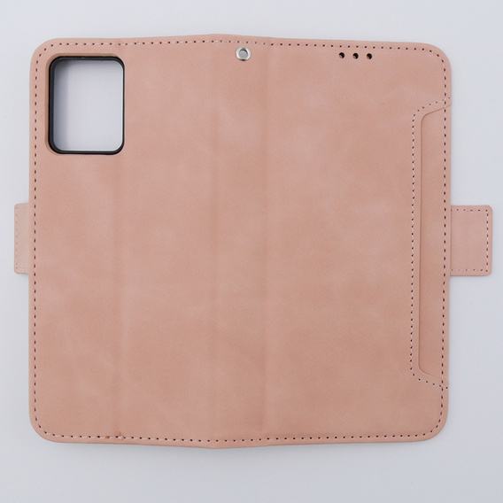 Cu clapetă pentru Motorola Moto G54 5G, Card Slot, roz