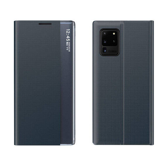 Husă cu clapetă pentru Samsung Galaxy A72 5G, Side View, albastru închis
