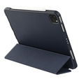 Husă pentru iPad Pro 11 2021/2022, Smartcase cu spațiu pentru stylus, albastru închis