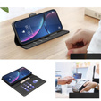 Husa cu clapetă pentru Honor 200 Lite, BINFEN Wallet, negru