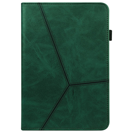 Husă pentru Samsung Galaxy Tab A9+, Classic, cu spațiu pentru stylus, verde