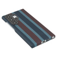 Carcasă pentru Samsung Galaxy S24 Ultra, Aramid Fiber Slim Case, pentru MagSafe, albastru / roșu