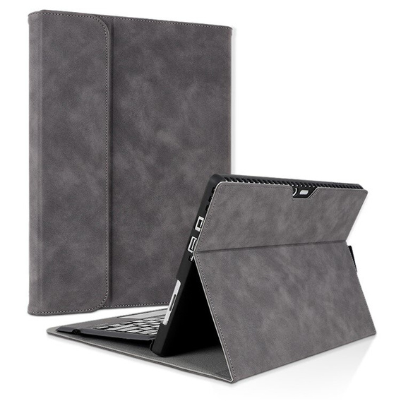 Huse pentru Microsoft Surface Pro 9, Wallet Pen Slot, negru