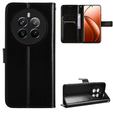 Cu clapetă pentru Realme 12 Pro 5G / 12 Pro+ 5G, Crazy Horse Wallet, negru