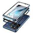 Husa pentru OnePlus 13, Magnetic Dual Glass, albastru
