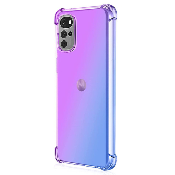 Husa pentru Motorola Moto G22, Gradient Dropproof, Violet / albastru