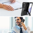 Carcasă blindată din aluminiu cu suport și suport pentru stylus pentru Samsung Galaxy Z Fold7 5G