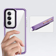 Huse pentru Oppo A80, Fusion Hybrid, transparent / violet