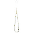 Husă cu curea IML Flowers Electroplated Allover With Beads, pentru MagSafe, cu curea pentru iPhone 17 Pro Max