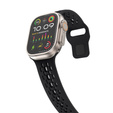 Curea din silicon pentru Apple Watch 1/2/3/4/4/5/6/6/7/8/SE/ULTRA 42/44/45/49MM, negru