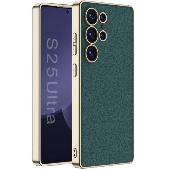 Huse pentru Samsung Galaxy S25 Ultra, GKK Leather, verde