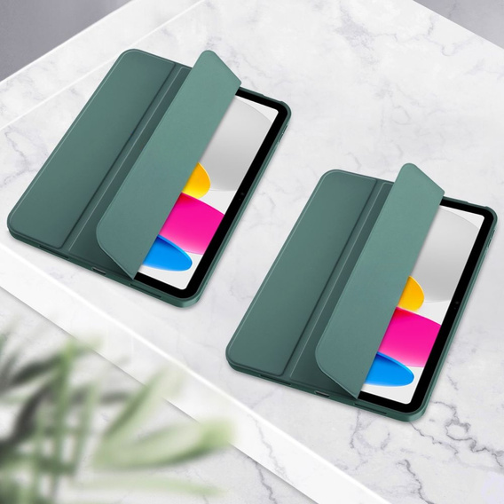 Carcasă pentru iPad 10.9 2022 10 Gen, Smart Pencil, cu suport pentru stylus, verde
