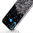Huse pentru Huawei P30 Lite, Glittery, negru