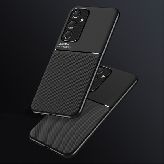 Carcasă pentru Samsung Galaxy A55 5G, cu placă de prindere magnetică, negru