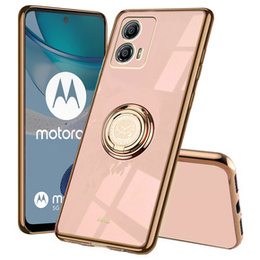 Huse pentru Motorola Moto G53 5G, Electro Ring, roz rose gold