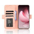 Cu clapetă pentru Oppo Reno 13 Pro, Card Slot, roz