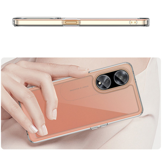 Huse pentru Oppo A98 5G, Fusion Hybrid, transparentă