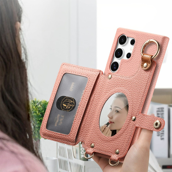 Huse pentru Samsung Galaxy S25 Ultra, GKK Leather, negru