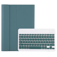 Carcasă + tastatură Apple iPad Air 11" 6 gen. 2024, Leather Pen Slot, verde închis