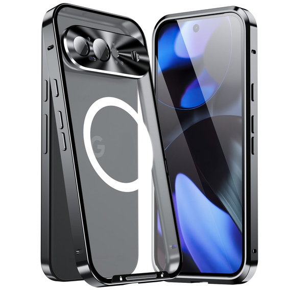 Carcasă de protecție pentru camera foto pentru Google Pixel 9, CamShield MagSafe, negru