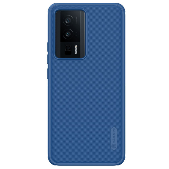 Carcasă NILLKIN pentru Poco F5 Pro 5G, Super Frosted Shield Case, albastru