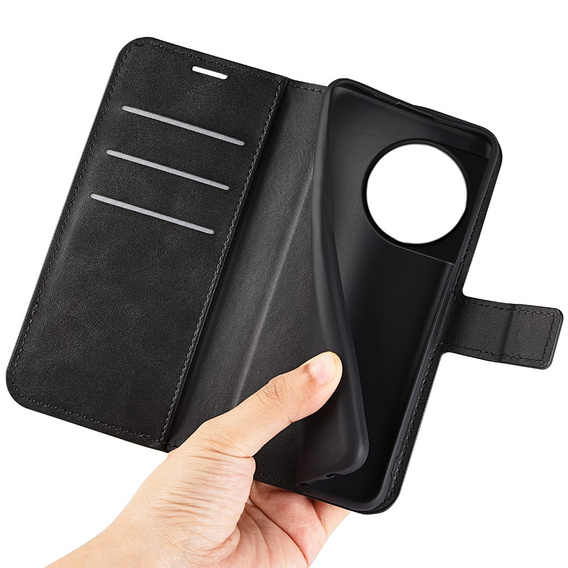 Cu clapetă pentru OnePlus 11 5G, Wallet Case, negru