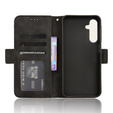 Cu clapetă pentru Samsung Galaxy A25 5G, Card Slot, negru