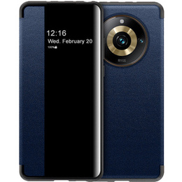 Husă cu clapetă pentru Realme 11 Pro 5G / 11 Pro+ 5G, Side View, albastru