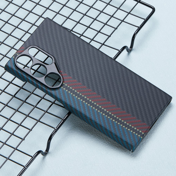 Carcasă pentru Samsung Galaxy S24 Ultra, Aramid Fiber MagSafe, negru
