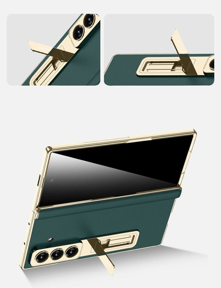 Carcasă GKK cu sticlă și suport pentru Samsung Galaxy Z Fold7 5G