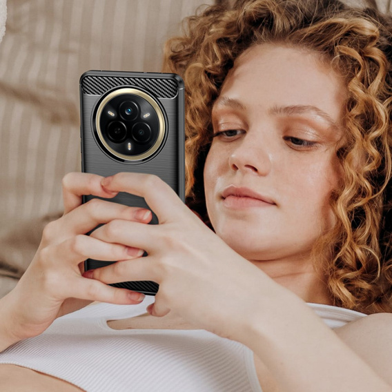 Huse pentru Realme 14 Pro 5G, Carbon, negru