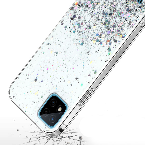 Huse pentru Realme C11 2021, Glittery, transparentă